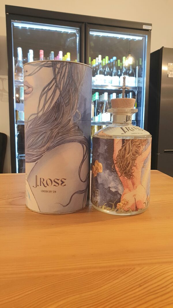 J.Rose London Dry Gin with cylinder